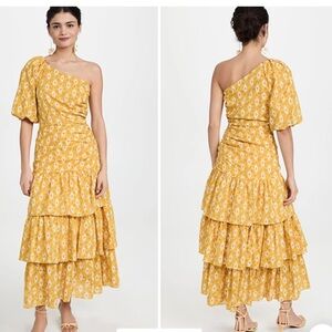 Veronica Beard Virginia Floral Midi Dress NWT